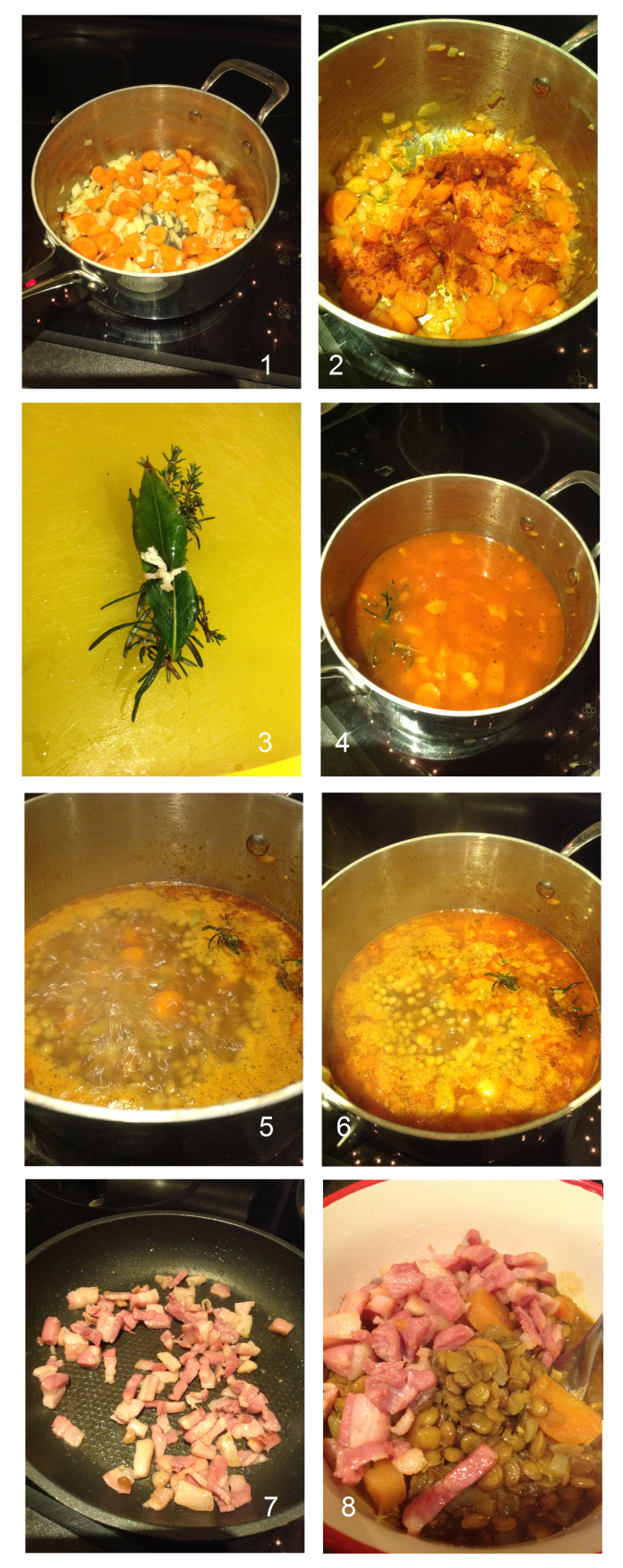 lentil stew method